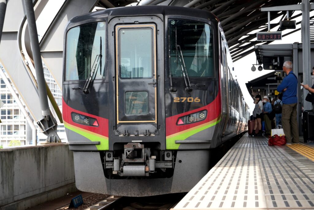 南風号の運行エリアと主要駅