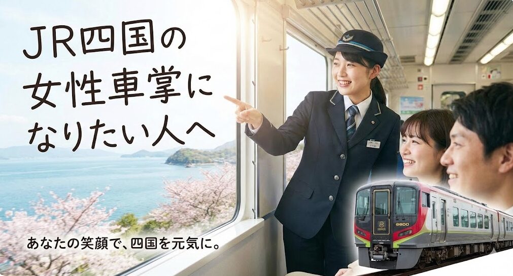 JR四国の女性車掌になりたい人へ