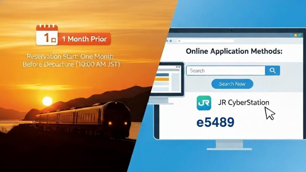 サンライズ瀬戸の予約開始時期とネットでの申込方法