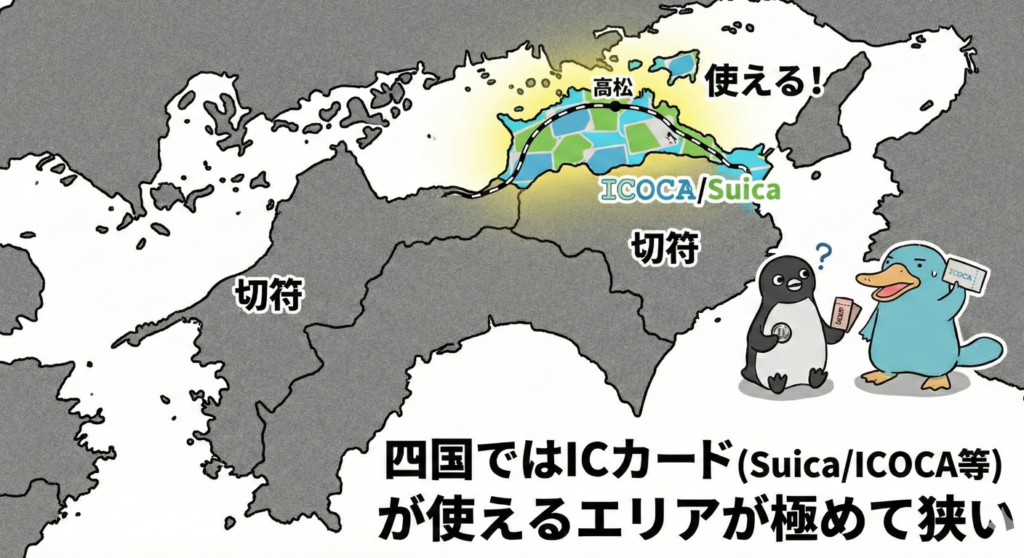 ICカードが使えないエリアの罠