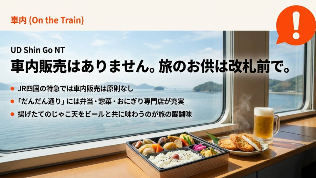 テイクアウト弁当も充実で車内も安心