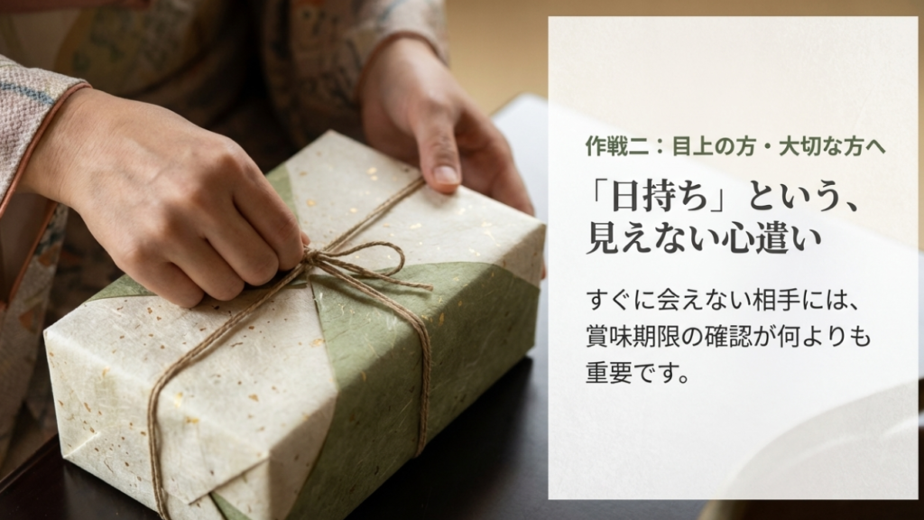 日持ちを重視した有名な和菓子や銘菓