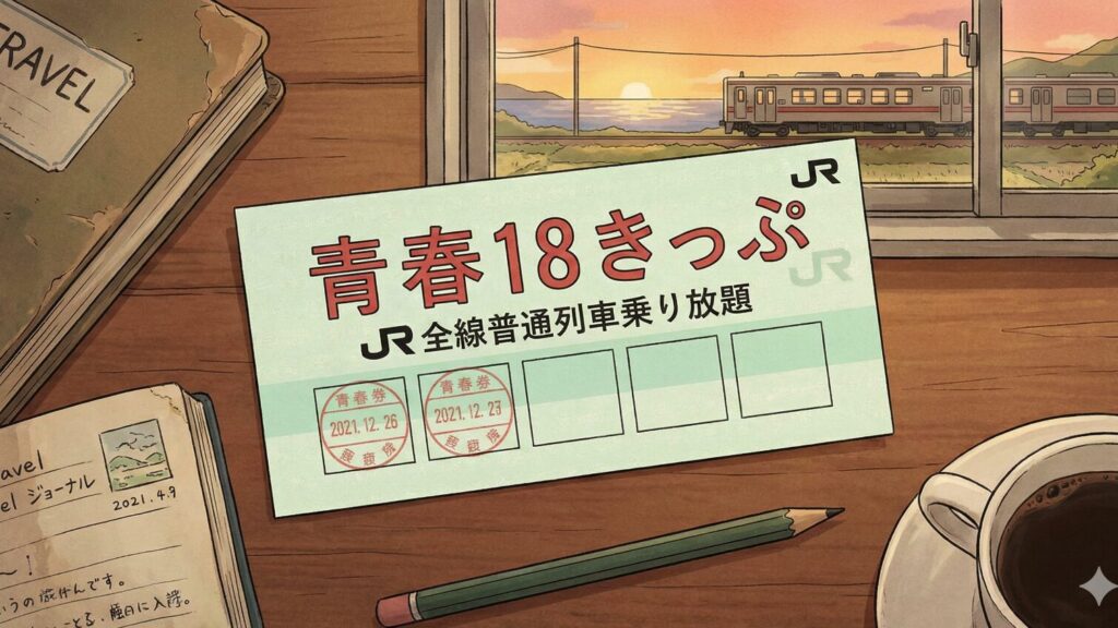 青春18きっぷなどのお得な切符