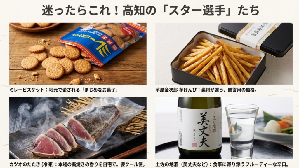 高知駅のお土産ランキングで上位の絶品アイテム