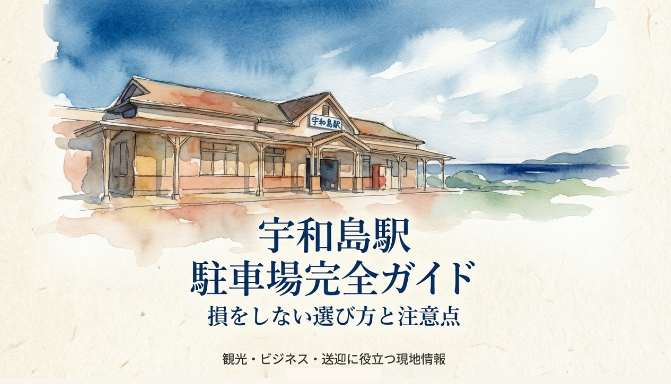 宇和島駅の駐車場ガイド！安い料金や無料・予約制のおすすめを解説
