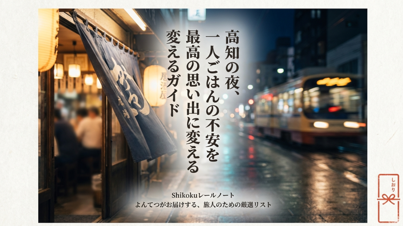 高知駅の夜ご飯は一人で楽しむ！鰹から安い定食まで厳選10店