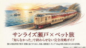 サンライズ瀬戸 ペット同伴の基本：料金と個室条件を徹底解説