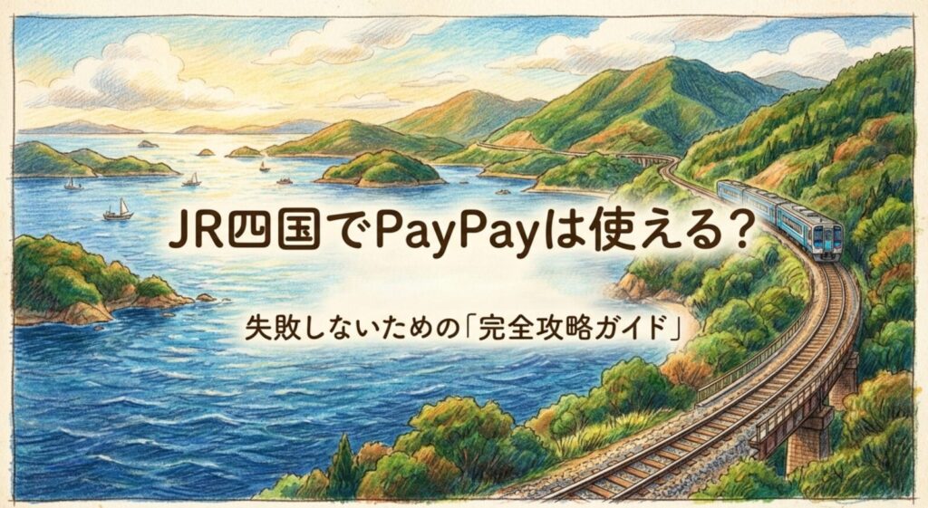 JR四国でPayPayは使える？券売機・アプリ・車内利用まで徹底解説