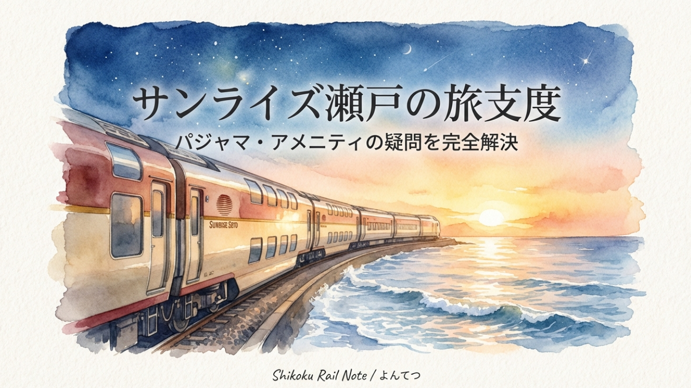 サンライズ瀬戸のパジャマ事情！浴衣や服装の注意点を徹底解説