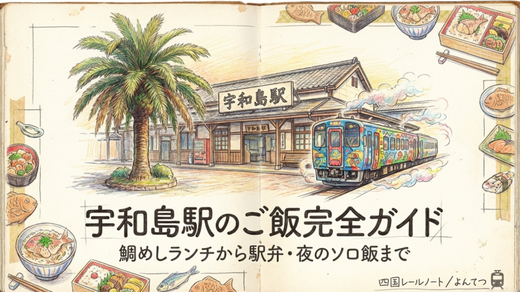 宇和島駅のご飯完全ガイド！鯛めしランチや駅弁事情も徹底解説