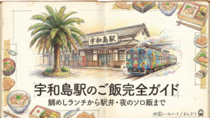 宇和島駅のご飯完全ガイド！鯛めしランチや駅弁事情も徹底解説