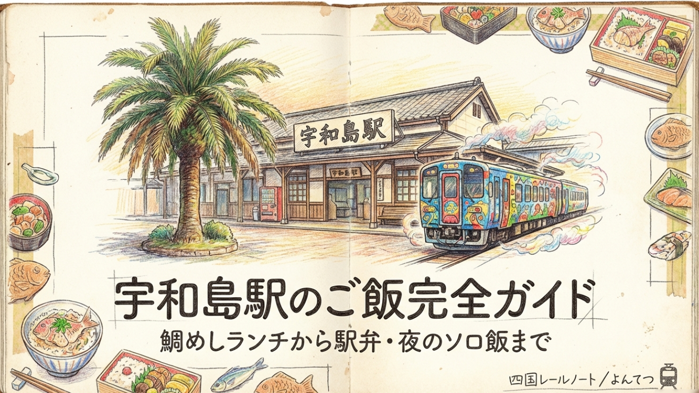 宇和島駅のご飯完全ガイド！鯛めしランチや駅弁事情も徹底解説