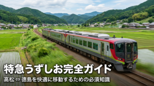 特急うずしおの停車駅と料金や乗り換えの完全ガイド