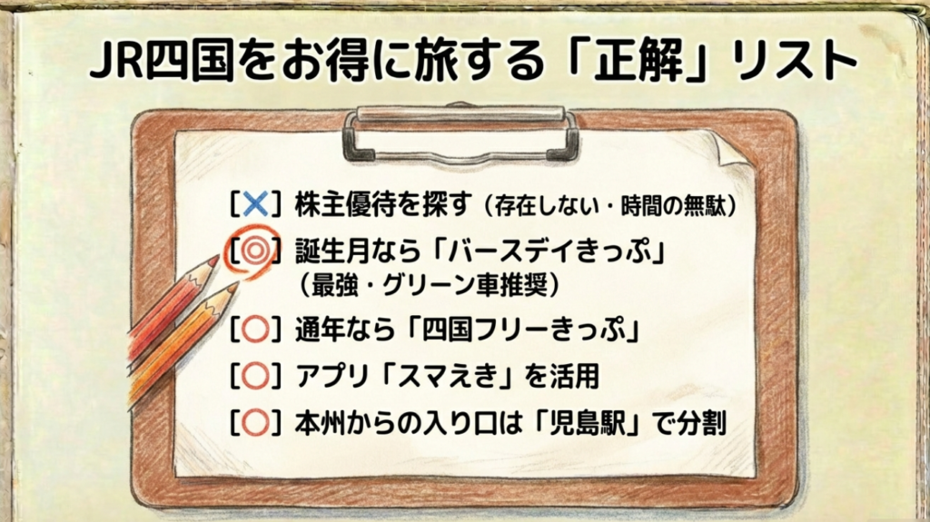 JR四国をお得に旅する公式割引きっぷ活用の正解リストまとめ