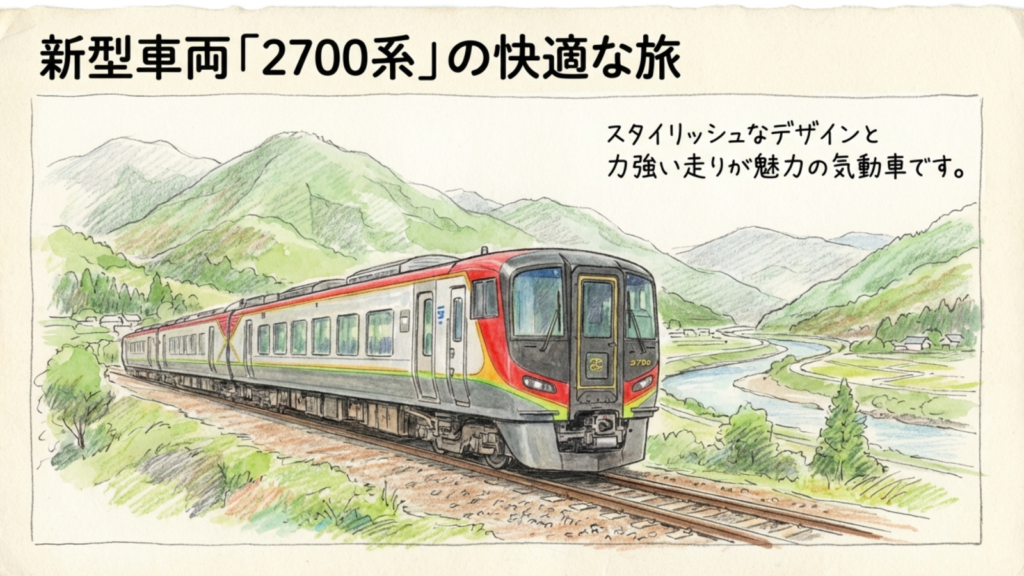 新型車両2700系の揺れ対策 2700系は揺れる?酔うのを防ぐ座席選びのコツ