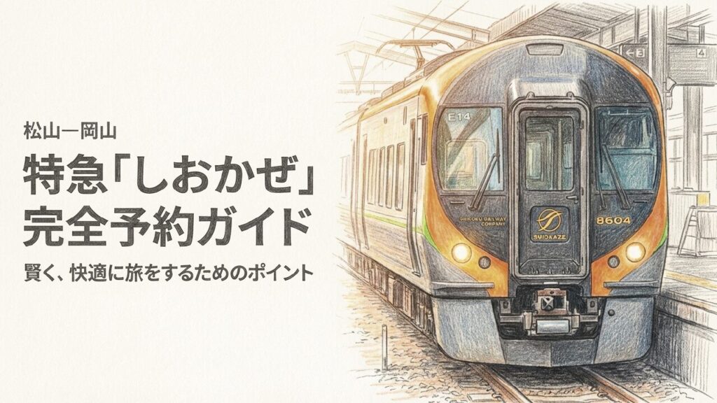 松山駅から岡山駅のしおかぜ予約に関する完全ガイド