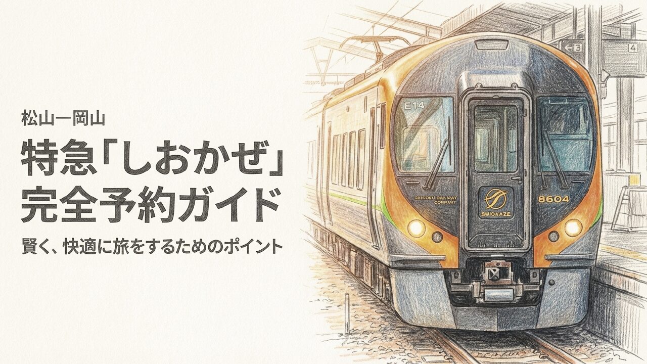 松山駅から岡山駅のしおかぜ予約に関する完全ガイド