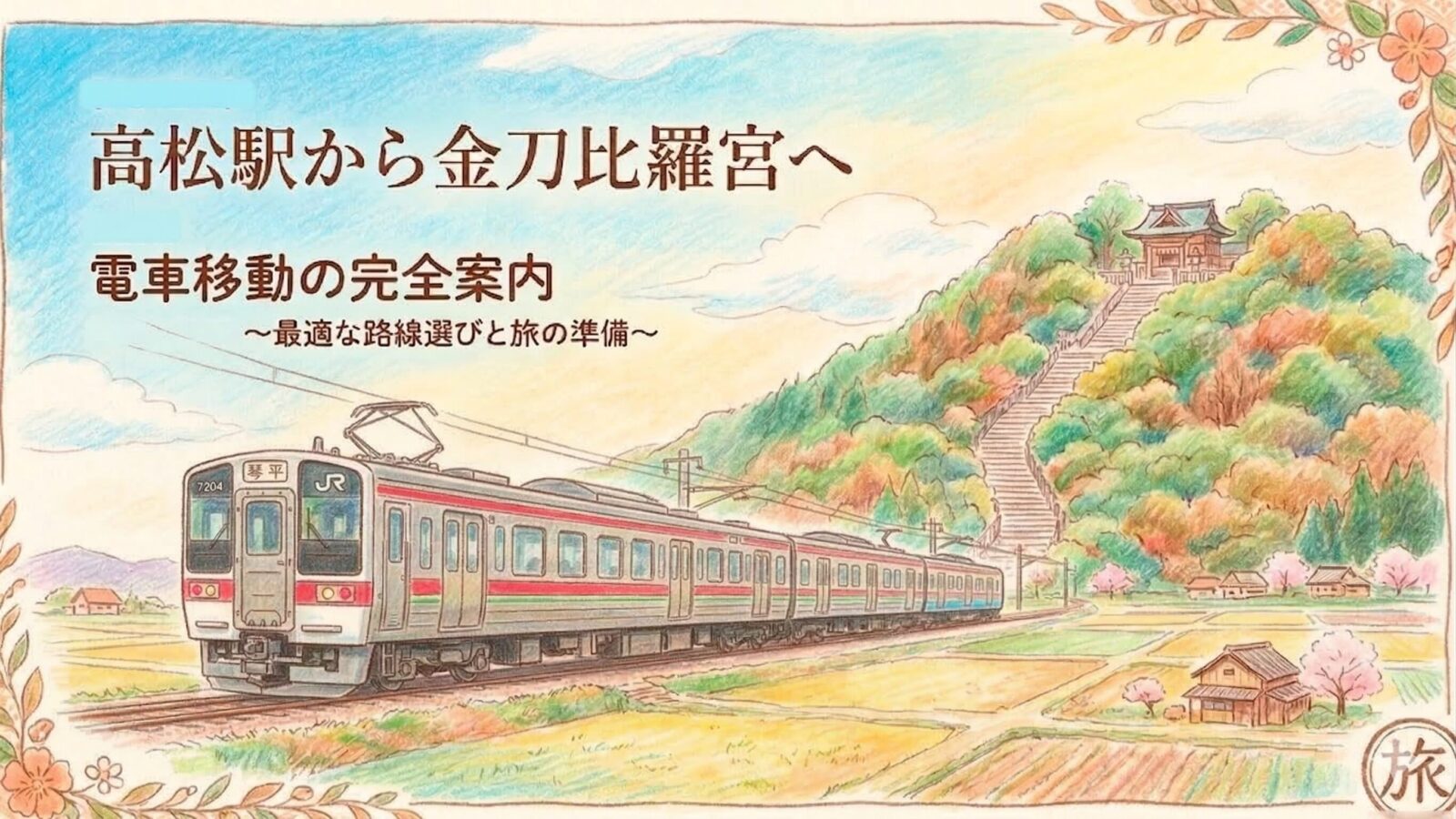 高松駅から金刀比羅宮への電車アクセス完全ガイド