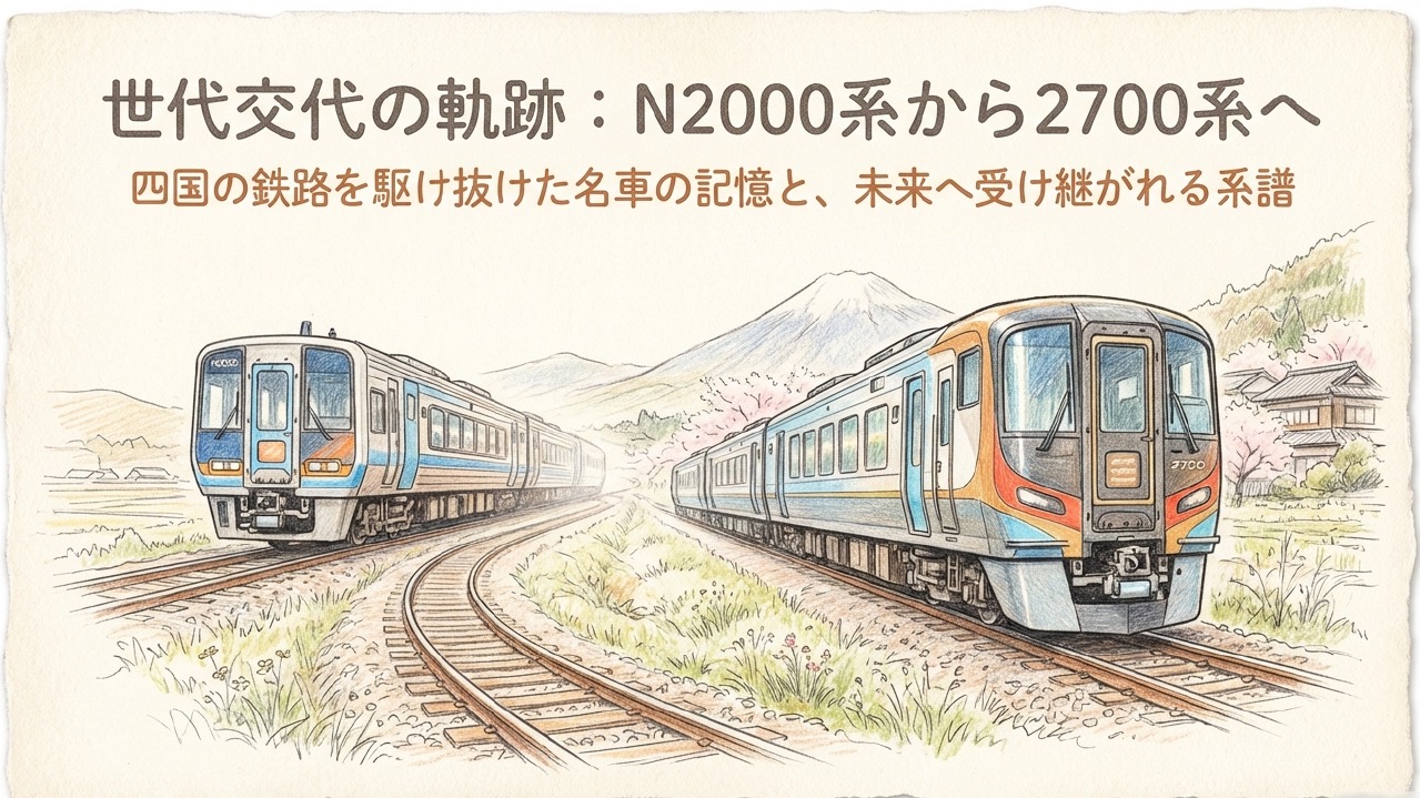 N2000系廃車の現状と今後！2700系への世代交代を解説