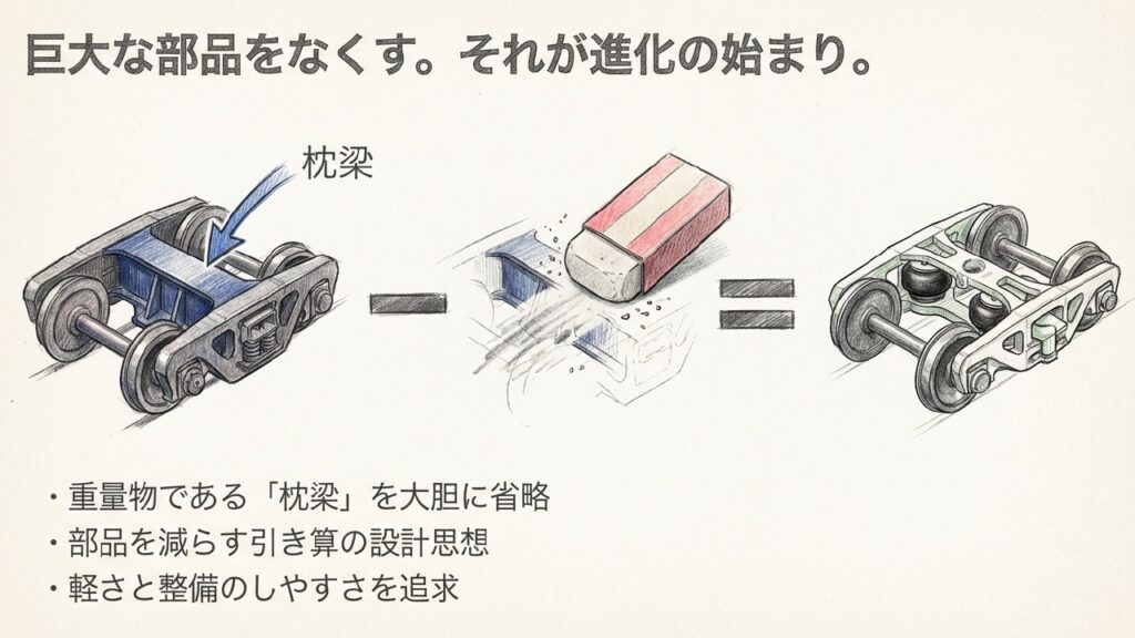 枕梁をなくす引き算の設計思想