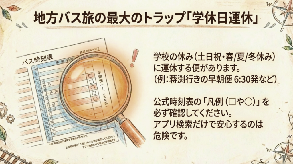 宇和島駅での乗り換え完全ガイド!待ち時間と暇つぶし情報 5 学休日運休に注意すべき路線バスの詳細