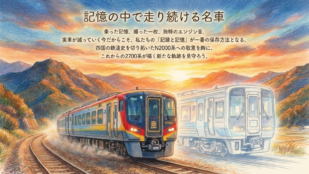N2000系の廃車の現状と今後!2700系への世代交代を解説 2 四国の特急史に刻まれる確かな足跡