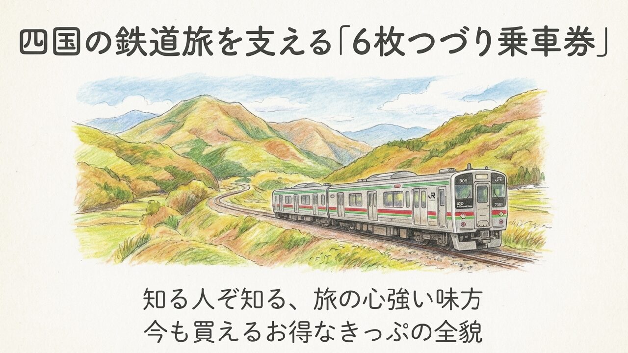 JR四国 6枚回数券の廃止の噂と最新の使い方