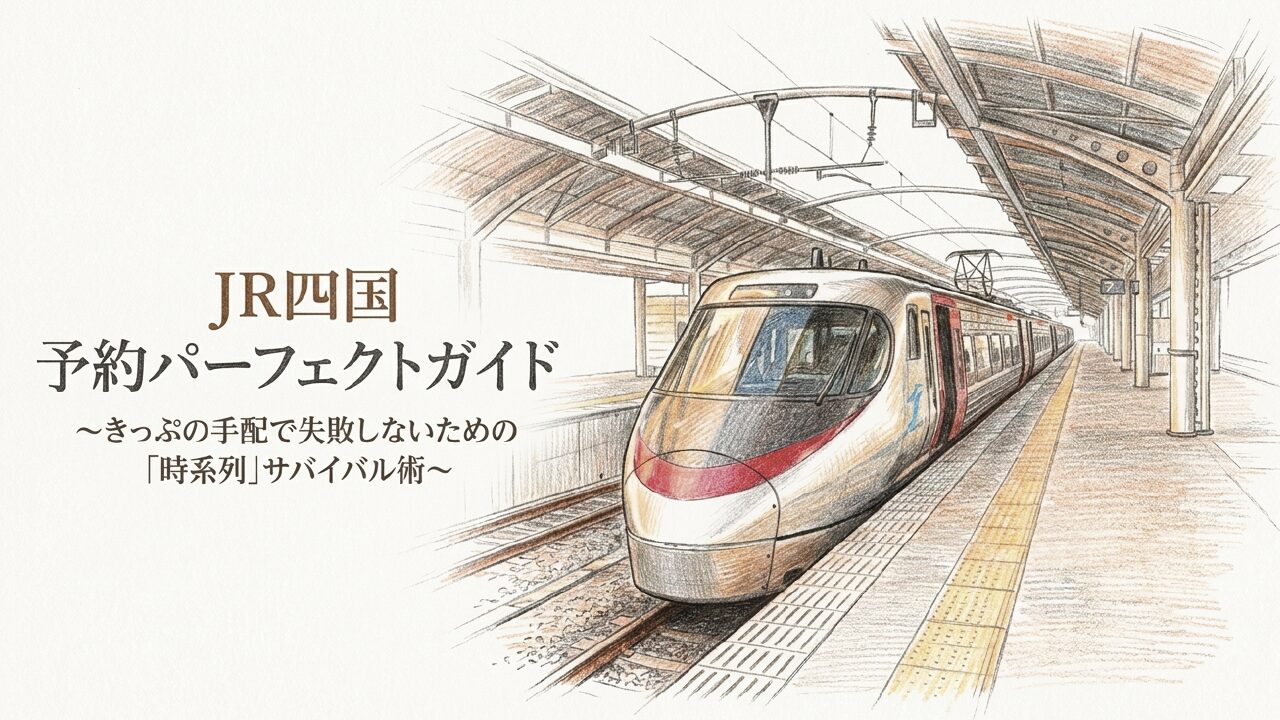 指定席を確保！JR四国の予約はいつから？チケットレス活用術