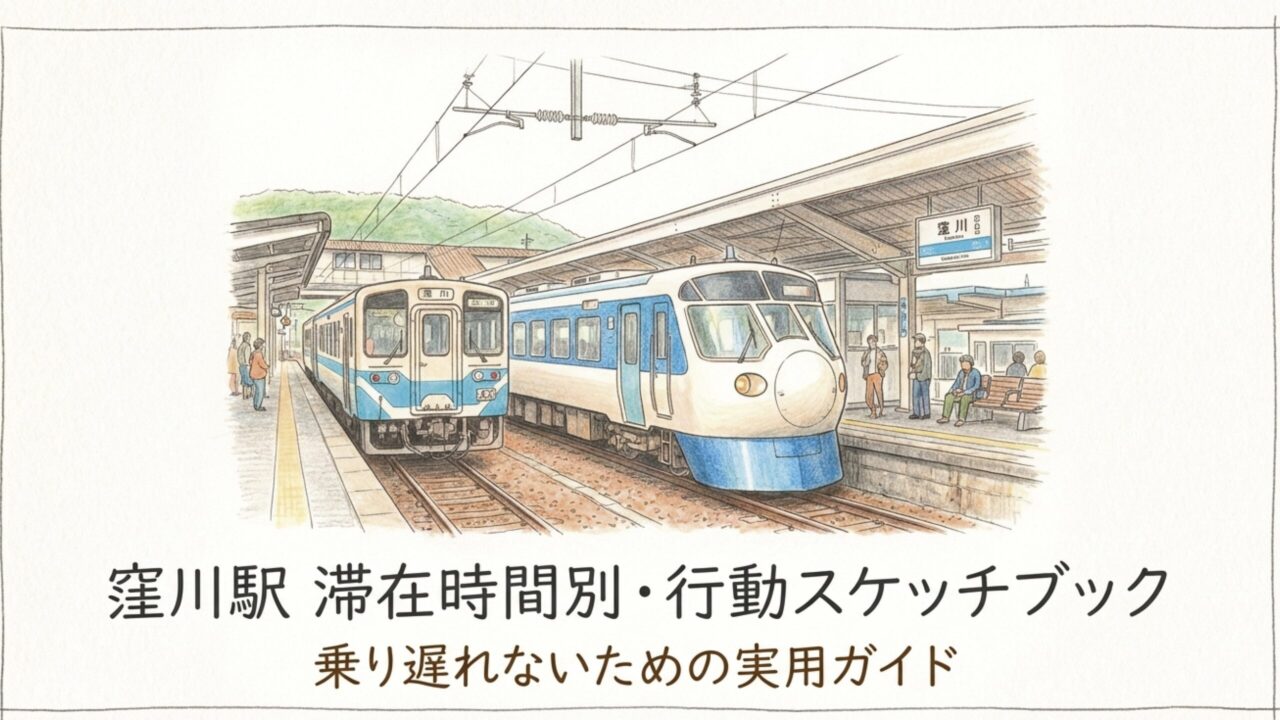 窪川駅での暇つぶし攻略！周辺スポットと待ち時間ガイド