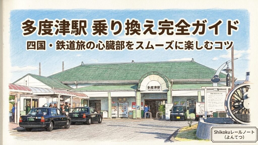 多度津駅での乗り換えをスムーズにする重要ポイント