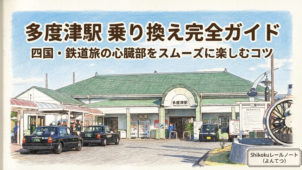 多度津駅での乗り換えをスムーズにする重要ポイント