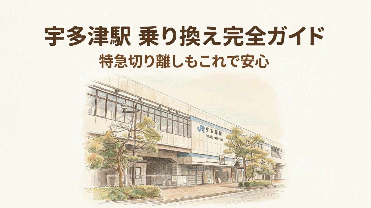 宇多津駅の乗り換え完全ガイド！特急切り離しも安心