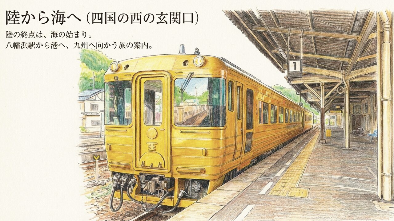 八幡浜駅から八幡浜港への移動ガイド！バス・タクシー完全攻略