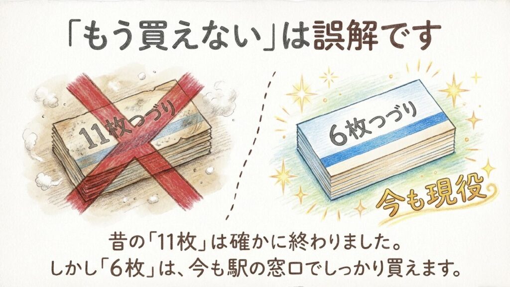 JR四国の6枚回数券はまだ使える?料金・買い方・使い方を詳しく解説 1 「もう買えない」は誤解です:昔の11枚は終了したが6枚つづりは今も現役