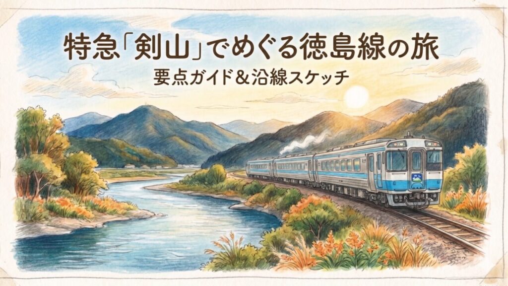 徳島線の特急と停車駅の魅力を徹底解説