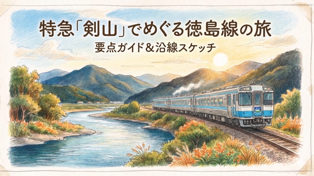 徳島線の特急と停車駅の魅力を徹底解説