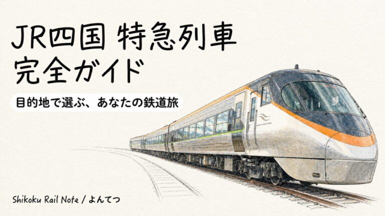 JR四国の特急列車完全ガイド｜料金・予約・座席まで徹底解説 | Shikokuレールノート