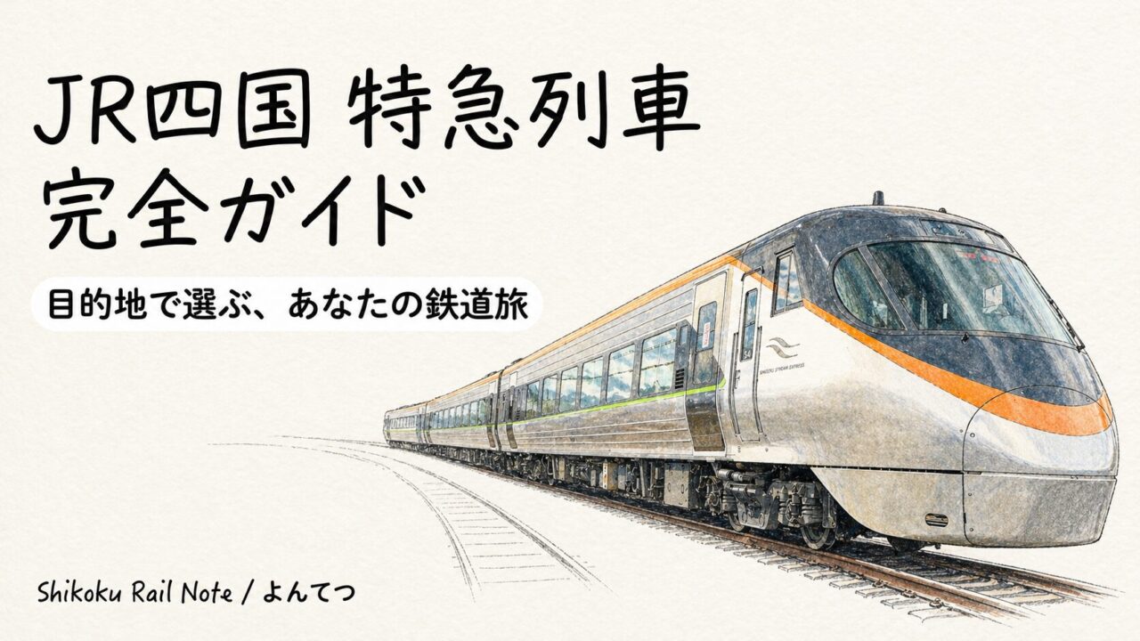 JR四国の特急列車 完全ガイド｜しおかぜ・南風・うずしお・宇和海まで徹底解説