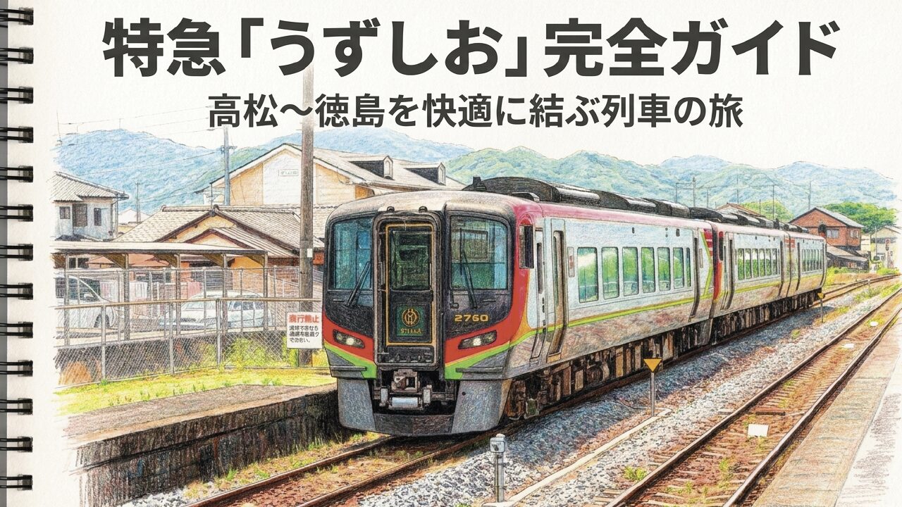 特急うずしお完全ガイド｜高松〜徳島の料金・予約・座席を解説