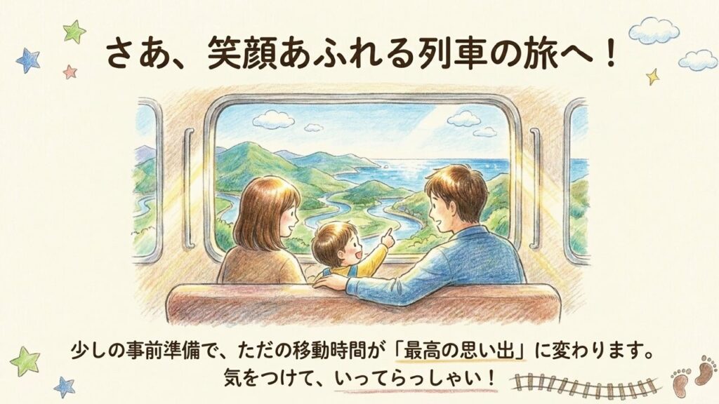 笑顔あふれるアンパンマン列車の旅へ