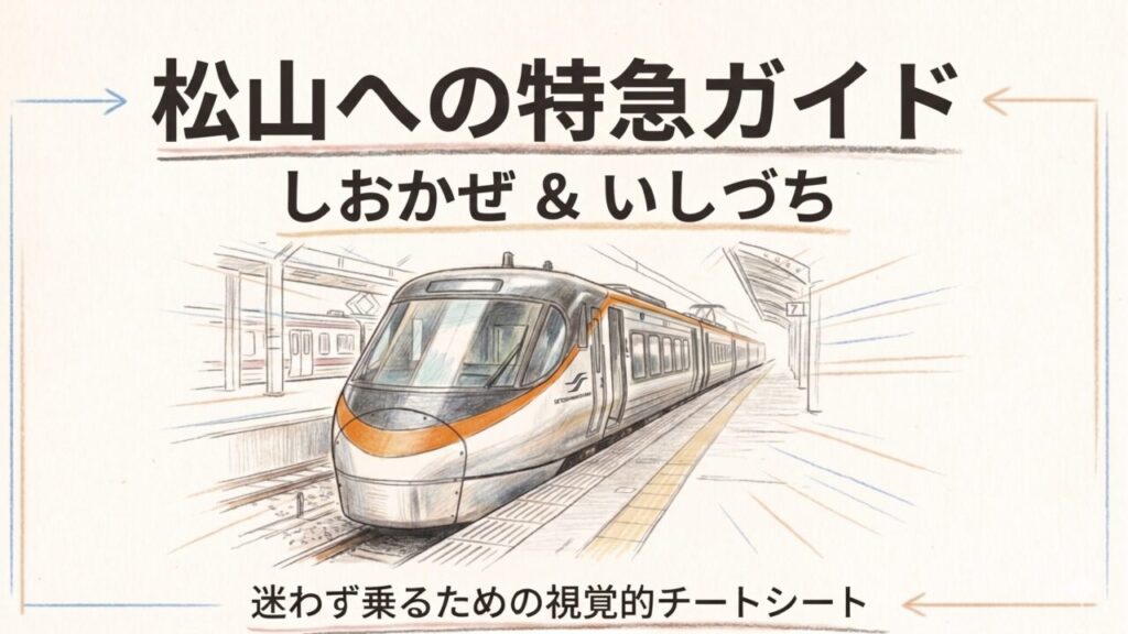 特急しおかぜ・いしづち完全ガイド｜違い・予約・料金を解説