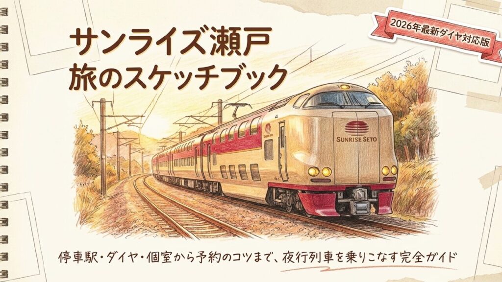サンライズ瀬戸の停車駅と時刻を2026年最新ダイヤで解説