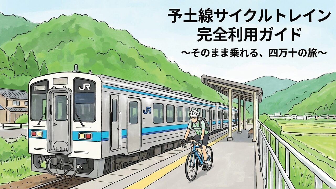 予土線 サイクルトレインの乗り方とおすすめ観光ガイド