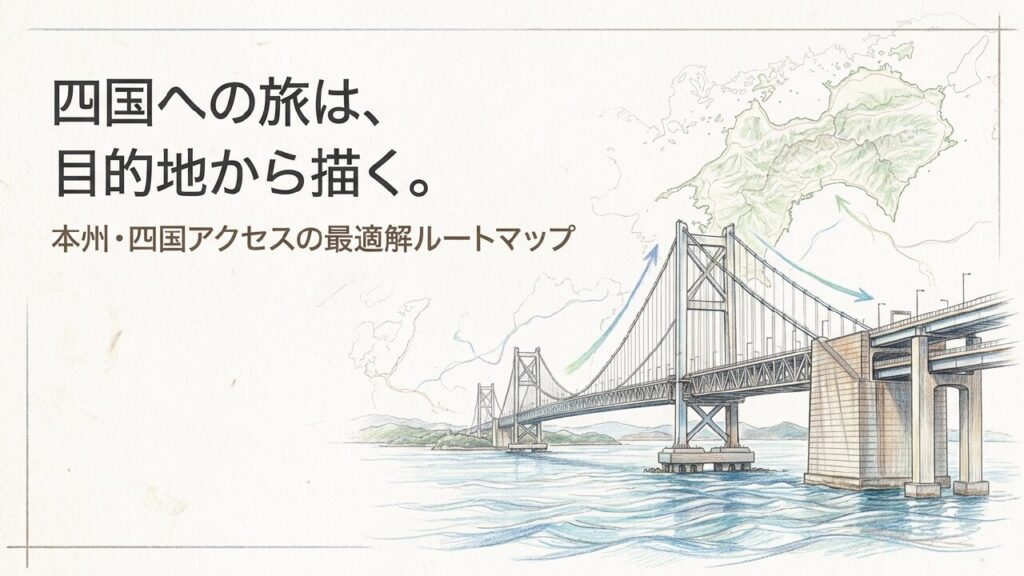 四国・本州アクセス完全ガイド｜鉄道・フェリー・瀬戸大橋を解説