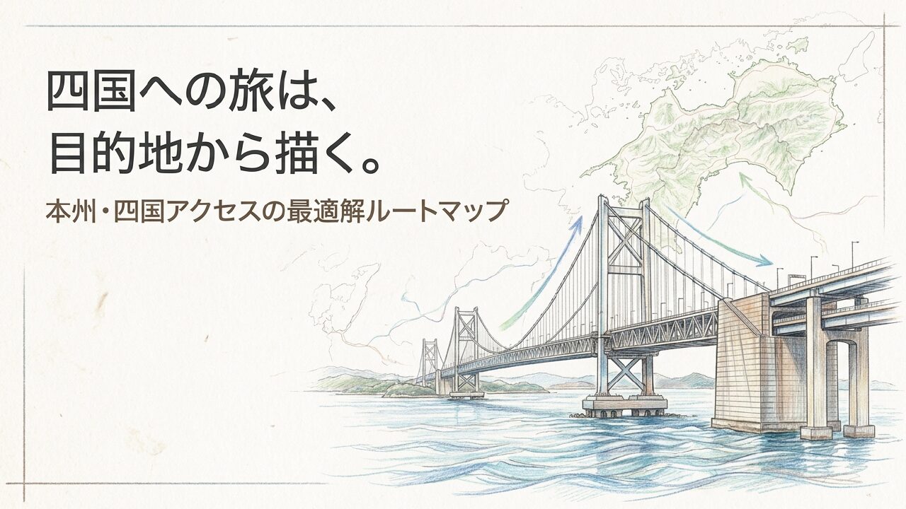 四国・本州アクセス完全ガイド｜鉄道・フェリー・瀬戸大橋を解説