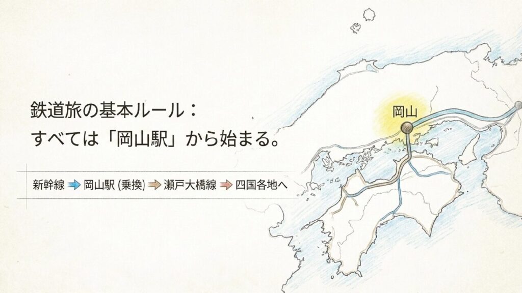 四国・本州アクセス完全ガイド|鉄道・フェリー・瀬戸大橋を解説 2 鉄道で四国へ入る基本ルート