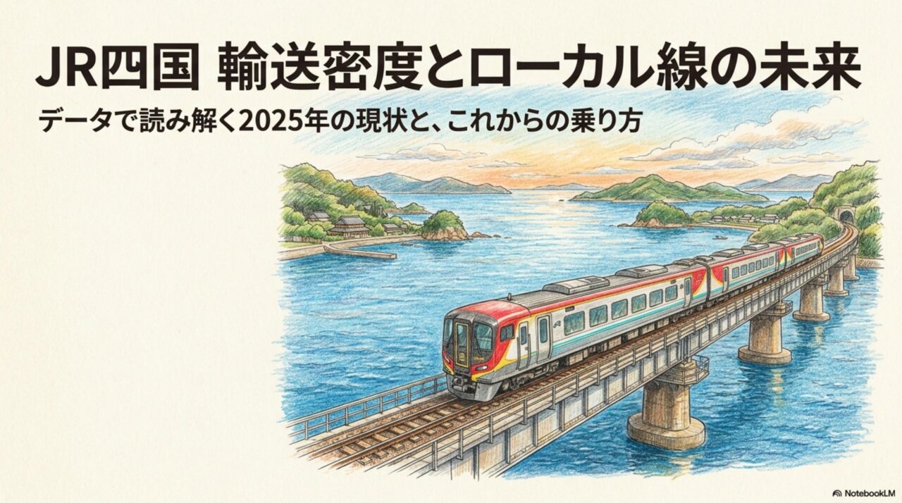 JR四国の輸送密度を徹底解説｜最新データと赤字路線の現状