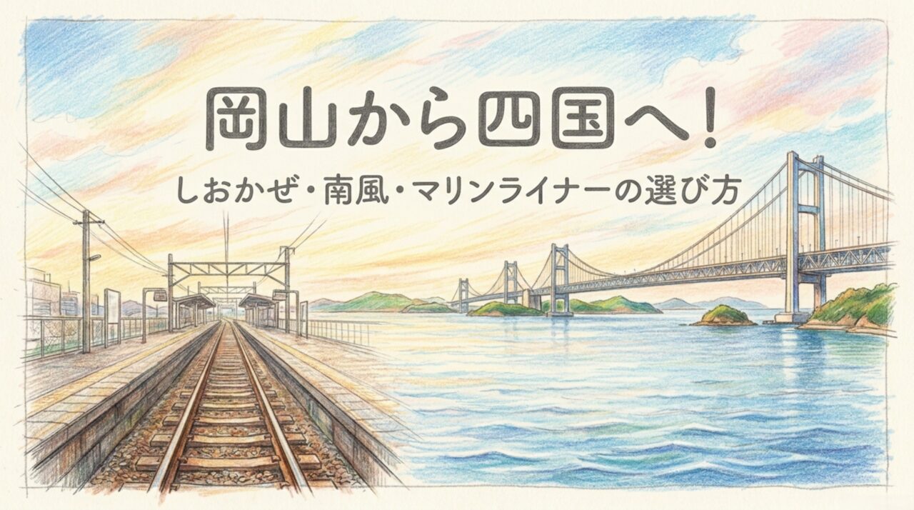 特急しおかぜ・南風・マリンライナーの違い｜行き先別に解説
