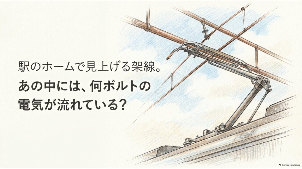 電車の架線は何ボルト？JR四国・路面電車の電圧と直流交流を解説