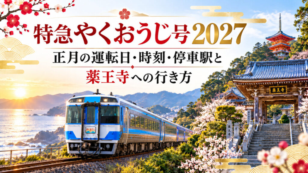 Tokkyu Yakuoji 2027 New Year illustrated featured image